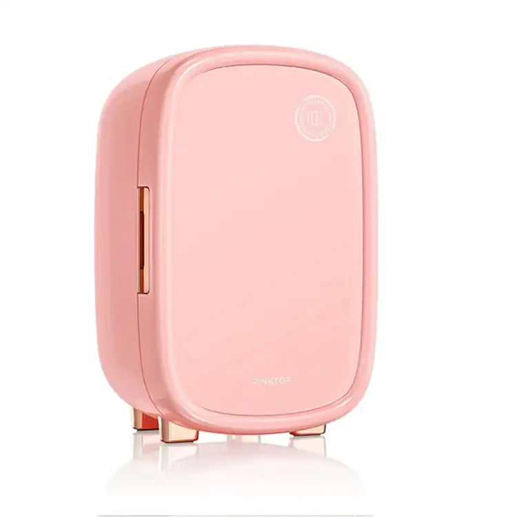 Оптовая продажа 12л косметика для ухода за кожей косметический маленький холодильник розовый мини холодильник для дома
