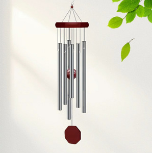 <span class=keywords><strong>Carillon</strong></span> éolien suspendu à tube en aluminium de 94 cm, style moderne, en bois de jacaranda, à notes basses, le plus vendu - Product Image 1