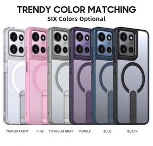 Funda Protectora para Teléfono con Marco de Cámara de Metal, PC+TPU, Soporte Vertical Oculto de Aleación de Zinc y Imán Integrado para MOTOROLA G 5G 2025 - Product Image 5