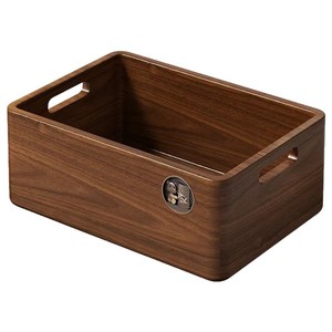 Solid Wood Storage <b>Box</b> Walnut Desktop Organizer Large Small Size <b>Makeup</b> Storage Container Eco Friendly Cosmetic Holder - Product Image 2