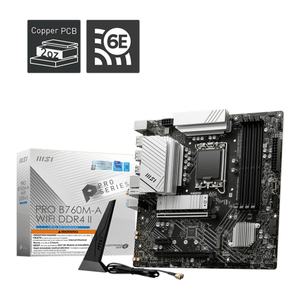 MS1 PRO B760M-A WIFI DDR4 II Gaming <b>Motherboard</b> 4xDDR4 UDIMM LGA 1700 Support14th/13th Processor - Product Image 1