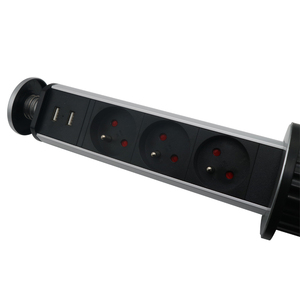 <span class=keywords><strong>Prise</strong></span> intégrée standard européenne pour cuisine de <span class=keywords><strong>bureau</strong></span> <span class=keywords><strong>prise</strong></span> de courant cylindrique encastrée <span class=keywords><strong>usb</strong></span> <span class=keywords><strong>c</strong></span> pop up sockets - Product Image 6
