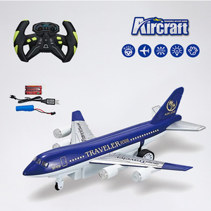 Plastic Remote Control Passenger Jet Aircraft 4 Channel Travel Airliner Rc <b>Airplane</b> <b>Toys</b> air Plane Model Rc Plane <b>Toys</b> - Product Image 2