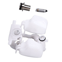 Kit de réparation de carburateur de moto avec flotteur de réservoir d'huile et valve à aiguille pour 250-400CC GSF250-400 GJ77A GK75A 7AA