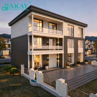 Nuevo Modelo Akay, Edificio Prefabricado, Casas Contenedor Ecológicas Modulares Portátiles, Casa Prefabricada de Lujo Plegable Tipo Villa para Apartamento