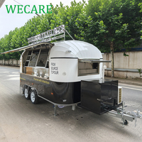 WECARE COC DOT Chariots de nourriture, chariot à desserts, chariot à café, cuisine mobile, chariot à glaces, chariot à grillades, chariot à snacks, remorque alimentaire entièrement équipée, restaurant mobile