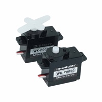 Moteur sans noyau Kpower P0050 1/24 Micro RC Car Servo 5g Micro Servo pour avions télécommandés, modèles d'avions en mousse, avions d'entraînement