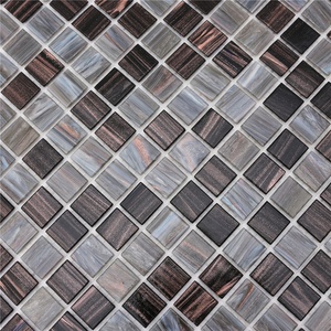 Vente Flash : Mosaïque de Verre Gris et Noir Mixte Populaire pour Salle de Bain et Carreaux de Dosseret de <span class=keywords><strong>Cuisine</strong></span> - Product Image 5