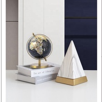 Decoraciones de escritorio, mapas del mundo de metal, modelos de globo para la decoración del hogar y la Oficina