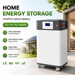 Batterie de stockage d'énergie domestique LiFePO4 sur pied 10kWh 15kWh 16kWh 51.2V 200Ah 300Ah - Product Image 1