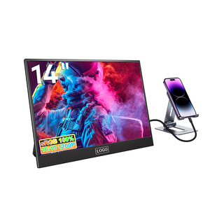 צג LCD נייד IPS HDR בגודל 15.6 אינץ' למחשב שולחני, מסך משני, תמיכה במעבר חופשי, מתאים למשחקים, ללא מגע - Product Image 1