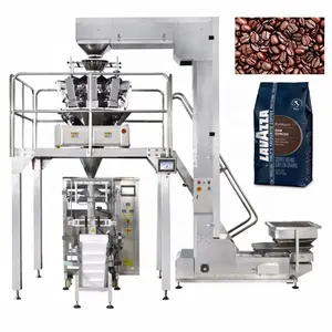 500g 1kg vffs packaging grains/granule/coffee bean weighing packing machine