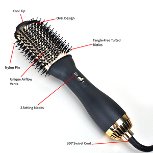 <span class=keywords><strong>Spazzola</strong></span> ad Aria Calda con Cilindro Ovale, <span class=keywords><strong>Asciugacapelli</strong></span> Professionale per Tutti i Tipi di Capelli - Product Image 5