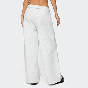 High Quality Casual Sweatpants for Women 100% Cotton Heavyweights Jogger Sweat Pants - Product Image 2