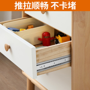 Correderas de Cajón de Tres Secciones Zhan Han de 4, 5, 6 y 8 Pulgadas, de Acero Laminado en Frío, con Rodamientos de Bolas Silenciosos para Muebles y Armarios - Product Image 5