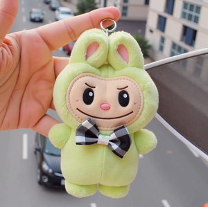 Porte-clés en peluche Ldbobu, figurine d'action The Monsters Foreveraniem, jouets en peluche Kawaii Labobu, cadeaux, porte-clés en peluche mignon Labubo - Product Image 5