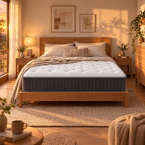 Factory <b>King</b> Queen <b>Size</b> Zoned Pocket Coil <b>Mattress</b> Breathable <b>Foam</b> Comfort Surface for Home Hotel Bedroom - Product Image 3