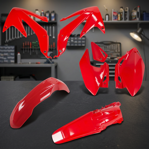 Per Honda CRF 450X Kit per serbatoio e luce in plastica rossa a 2008 2016 realizzato in gomma e metallo resistente - Product Image 3