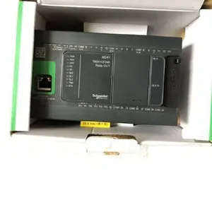 TM241CE24Tالمتحكم البرامجPLC مضيف M241المتحكم 20-pointinput / output inputs for Schneider