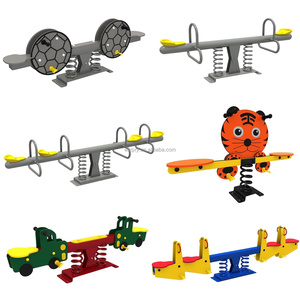 Altalena a Dondolo QXY per Bambini da Esterno in LLDPE e Metallo, per <span class=keywords><strong>2</strong></span> Bambini, Capacità >150KG, Struttura per Divertimento - Product Image 1