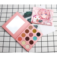 hohe qualität eigenmarke vegan diy mehrfarbig glitzer glitzer matt hohe pigmentierung leer 4 6 9 12 15 farbe lidschatten palette