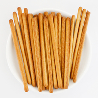 Bâtonnets de biscuits au caramel croustillant à la crème sucrée en boîte/sachet