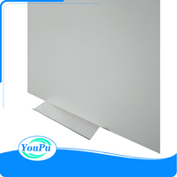 Tableau blanc en verre inscriptible de projection pour le bureau