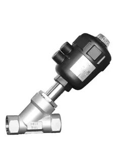 customized Side mounted stainless steel piston valve pneumatic Angle Seat Valve