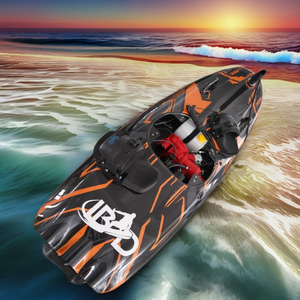 Planche de surf hydrofoil à grande vitesse en fibre de carbone, équipement de sports nautiques, propulsée par moteur à essence pour les eaux océaniques - Product Image 1