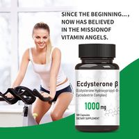Capsules Halal Ecdysterone LE Choix Anabolique Naturel Augmenter La Masse 1000 MG