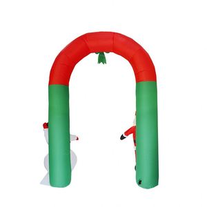 Arche gonflable de Noël spéciale avec LED, 2,4 m, en polyester, pour décorations de bonhommes de neige et accessoires de maison/lieux événementiels – Fournisseur Distributeur - Product Image 5