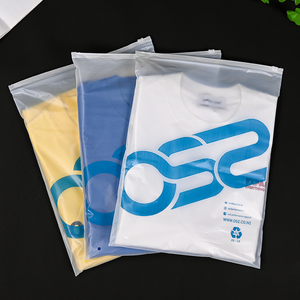 Stampa personalizzata biodegradabile compostabile PLA amido di mais in plastica con chiusura a Zip borsa con cerniera smerigliata <span class=keywords><strong>per</strong></span> i vestiti - Product Image 5