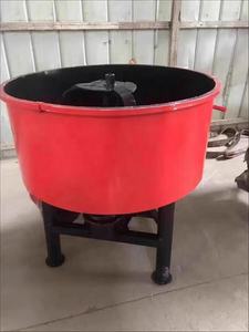 Bloc Machine Action Forcée Vertical Plat Bouche <span class=keywords><strong>200</strong></span> Litre Pan Béton Ciment Mélangeur Électrique Pan - Product Image 2