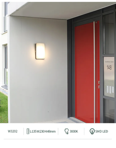 Lámpara <span class=keywords><strong>LED</strong></span> resistente al agua para exteriores, <span class=keywords><strong>aplique</strong></span> decorativo de pared negro para vestíbulo y jardín - Product Image 5