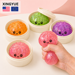 Jouets scintillants XINGYUE, mini jouets sensoriels anti-stress en forme de dumpling mystère pour enfants autistes, squishies, jouets squishy en forme de dumpling - Product Image 1