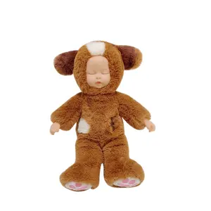 Emulational divertente personalizzato di fabbrica accompagna i giocattoli per dormire per bambini pacify vinyl soft toy dolls