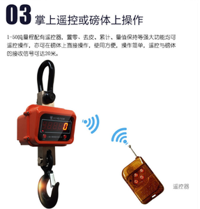Direct Display <strong>Electronic</strong> Crane <strong>Scale</strong> 3 Tons 5 Tons <strong>Industrial</strong> Driving Electronics Called OCS-10t Terminal Wireless Hand-held Ho - Product Image 6
