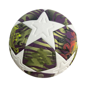 Nouveau style 2026 : Ballon de <span class=keywords><strong>football</strong></span> en cuir PU violet foncé, durable, pour compétition professionnelle, avec couleur personnalisable - Product Image 6