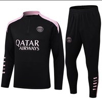 Ensemble d'entraînement de football rayé unisexe pour Chelsea, West Ham United, Atlético Madrid, Algérie – Été, manches longues, acrylique