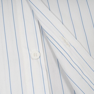 Boxy sọc áo sơ mi cho nam giới chất lượng cao giản dị quần áo thời trang dạo phố trang phục nút lên bông nylon spandex thể thao theo dõi Áo sơ mi - Product Image 5