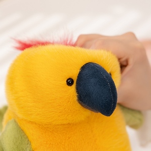 <strong>Wholesale</strong> 23cm Simulated Yellow <strong>Parrot</strong> Soft Plush <strong>Toys</strong> Lifelike Bird Companion Dolls OEM ODM Kids Soft <strong>Toys</strong> PP Cotton Filling - Product Image 4