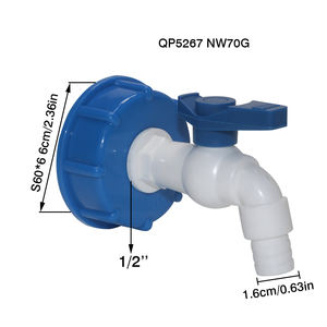 Ensemble <span class=keywords><strong>de</strong></span> robinet adaptateur pour réservoir d'<span class=keywords><strong>eau</strong></span> IBC S60 * 6, ensemble d'irrigation <span class=keywords><strong>de</strong></span> jardin, robinet pour seau d'<span class=keywords><strong>eau</strong></span> <span class=keywords><strong>de</strong></span> <span class=keywords><strong>pluie</strong></span> - Product Image 4