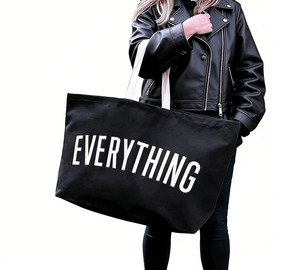 Popular <b>Extra</b> <b>Large</b> Thick Tote Bag Custom Logo Personalized Reusable Cotton Grocery Shopping Bag Canvas Tote Bag - Product Image 1