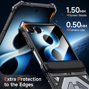 Funda Protectora Magnética con Soporte para Teléfono <span class=keywords><strong>Flip</strong></span> 8, Protección Completa a Prueba de Golpes para <span class=keywords><strong>Samsung</strong></span> <span class=keywords><strong>Galaxy</strong></span> <span class=keywords><strong>Z</strong></span> Flip7 <span class=keywords><strong>Z</strong></span> Flip8 <span class=keywords><strong>Z</strong></span> Fold8 Ultra - Product Image 4