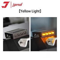 Lumière à capteur LED à 4 lentilles en alliage d'aluminium pour avertissement de collision arrière solaire sur la queue et les boîtes latérales de moto