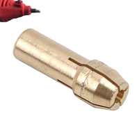 10 pz/set Mini Trapano Rame Collet Chuck Per L'attrezzo Rotativo Dremel 0.5-3.2 millimetri di Rame Collet Chuck Per Dremel strumenti di Accessori