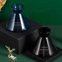 Vente en gros Sablier Triangle Reed Diffuseur Bouteille 220 ml Bouteille d'aromathérapie en verre personnalisée