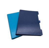 Carnet de notes à feuilles mobiles en cuir PU rétro avec logo personnalisé A5 carnet de notes rechargeable pour agenda d'entreprise carnet de notes de couleur unie