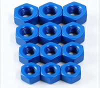 Écrou hexagonal haute résistance zingué en acier de grade 2H M24 métrique, écrou de blocage anti-corrosion