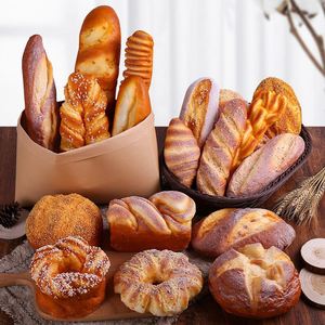 NUEVO Juguete Antiestrés de la Serie Viral Baguette Danish Toast PU Baked Bread - Suave para Aliviar el Estrés para Niños y Adultos, Juguete Terapéutico de Escritorio - Product Image 1